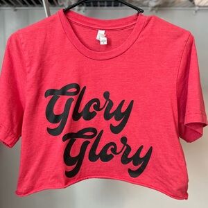 "Glory, Glory" UGA crop top